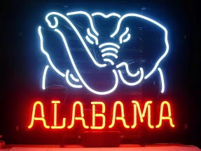 Alabama Crimson classic Neon Sign